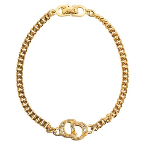 dior dog chain|christian dior chain bracelet.